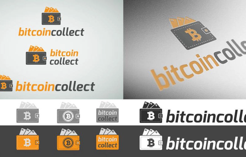 Bitcoin Collect Logo Design